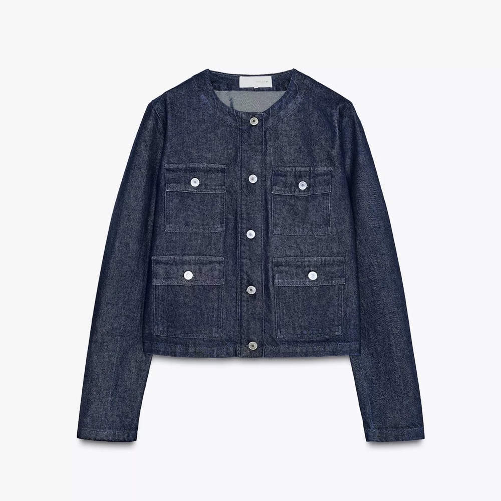 TRF DENIM POCKET JACKET